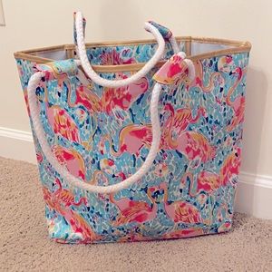 Flamingo tote bag